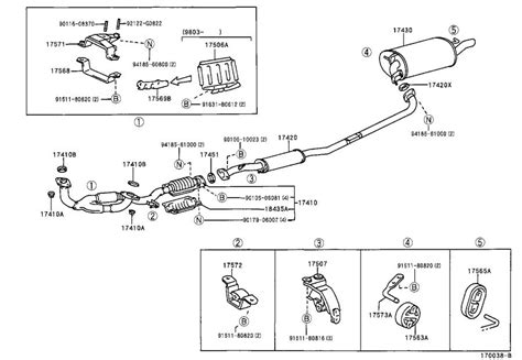 2001 Lexus Rx300 Exhaust System Diagram Diagramwirings