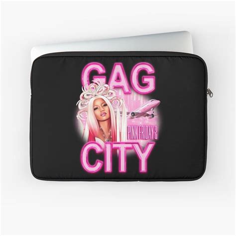 Gag City Nicki Minaj Queen Of Rap Laptop Sleeve Sold By Dmitry