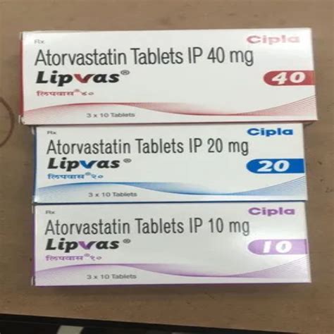 Atorvastatin Tablets 10mg 20mg And 40mg At Rs 100 Box PHARMACEUTICALS