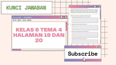 Soal Kunci Jawaban Buku Tematik Tema Kelas Sd Halaman