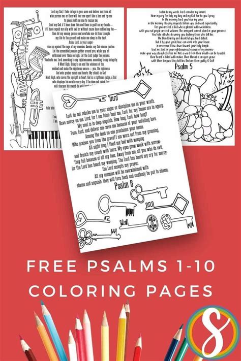 PSALMS 1 10 Free Scripture Coloring Pages Stevie Doodles Free