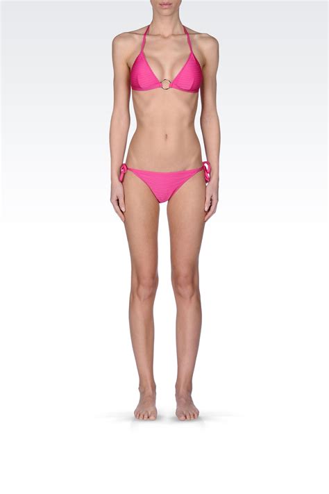 Emporio Armani Bikini In Pink Fuchsia Lyst