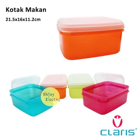 Jual Claris Kotak Makan Bekal Lunch Box Food Grade BPA Free 2922 Bio