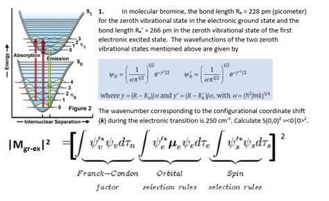 Solved 1. In molecular bromine, the bond length Re=228pm | Chegg.com