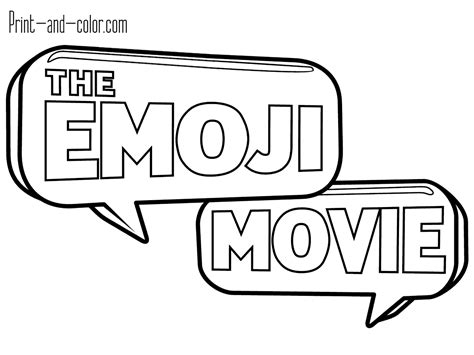 Emoji coloring pages | Print and Color.com