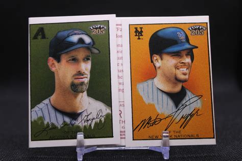 Mike Piazza Luis Gonzalez Tf Topps Triple Folder Brooklyn