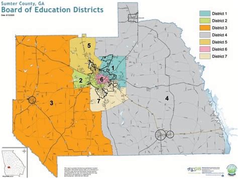 Sumter County Board Of Education New District Maps And Election