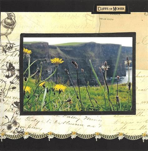 8x8 scrapbook layout Ireland album page 6 | 8x8 scrapbook layouts ...