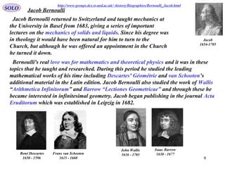 Bernoulli Family | PPT