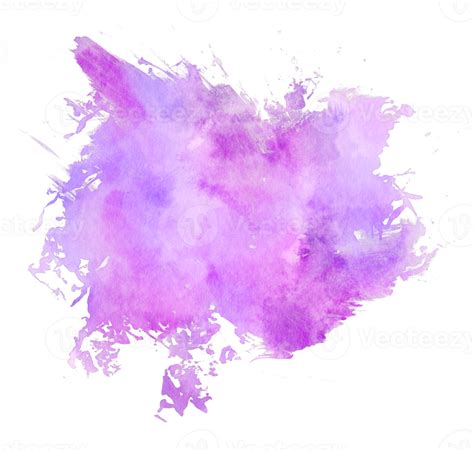 Aquarelle Tache Violette Png