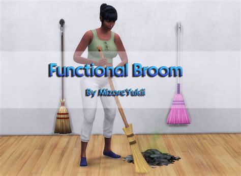 Functional Broom (Base Game & BtD supported) - The Sims 4 Mods - CurseForge