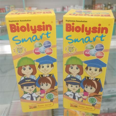 Jual Biolysin Smart Sirup Rasa Jeruk Ml Shopee Indonesia