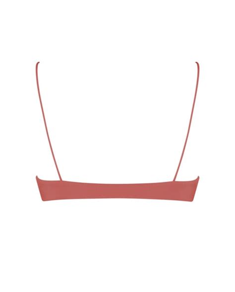 Rust Minimal Bikini Minimal Crop Ark Swimwear