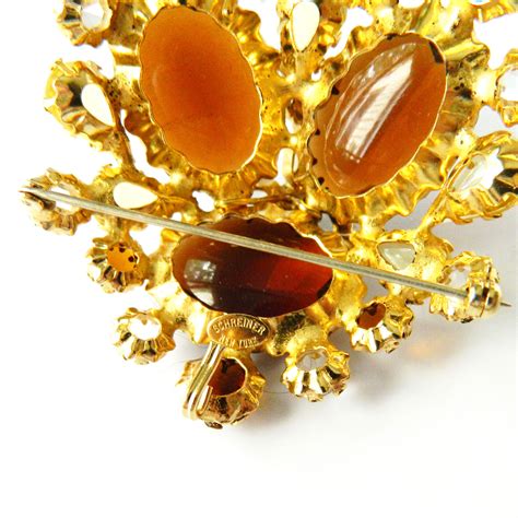 1950s Schreiner Brooch