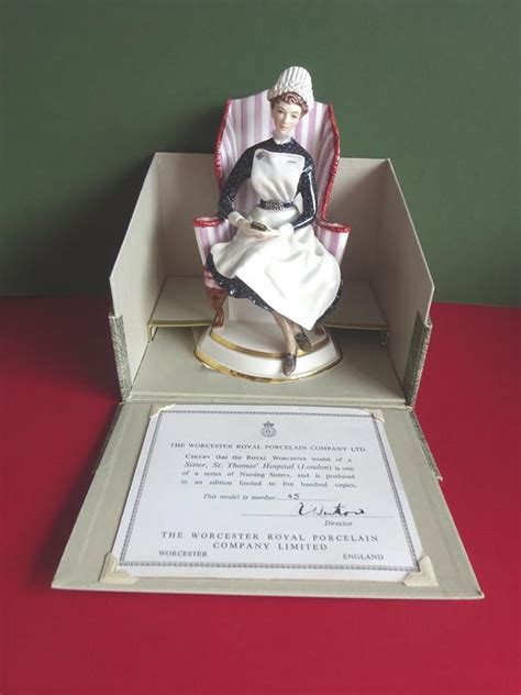 Peters Nursing Collectables Royal Worcester Figurine Nursing Sister