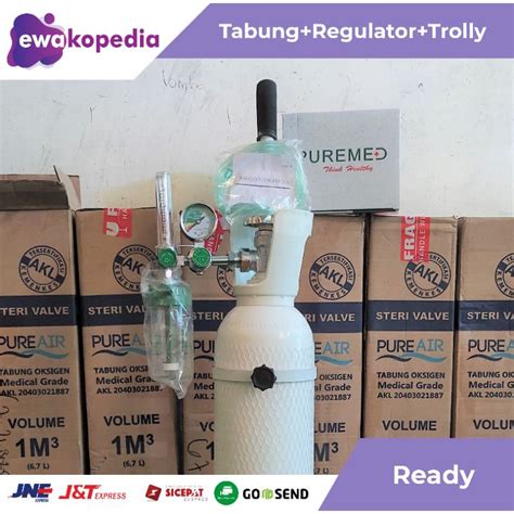 Jual Fullset Oksigen Tabung Oksigen M Isi Regulator Oksigen Dan