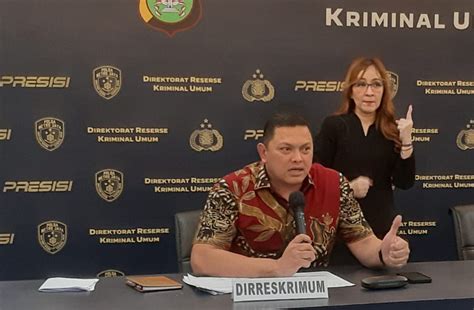 Direskrimum Polda Metro Jaya Kombes Hengki Haryadi Maafkan Hercules