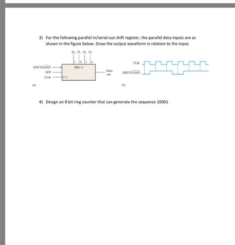 Solved Hw Shift Registers Due Tuesday March Chegg