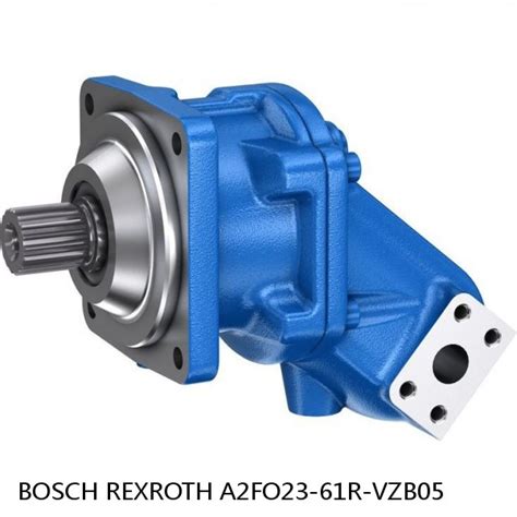 A Fo R Vzb Bosch Rexroth A Fo Fixed Displacement Pumps Bosch