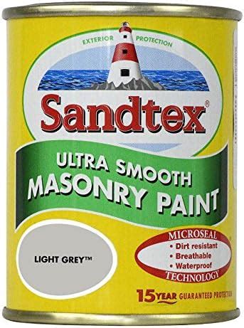 Sandtex 150ml Tester Pot Light Grey Ultra Smooth Masonry Paint Amazon