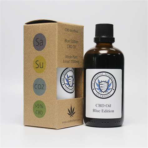 Blue Edition CBD Oil (Sativa) – The Original Alternative Guernsey