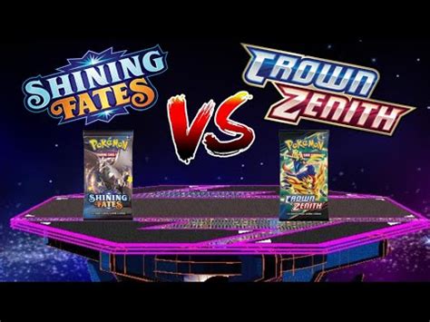 Crown Zenith Vs Shining Fates Youtube