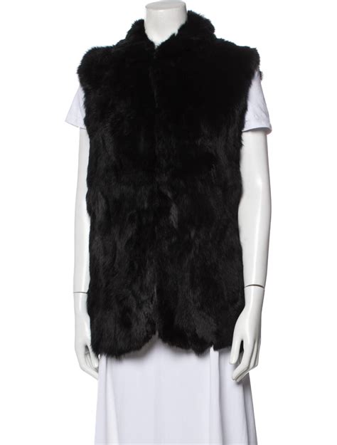 Adrienne Landau Fur Coat Black Coats Clothing Adr The Realreal