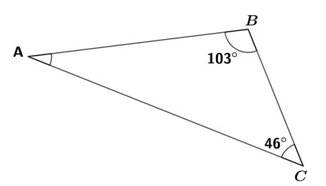 Somme des angles dans un triangle quelconque Géométrie du triangle