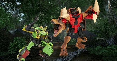 Transformers and Jurassic Park Collide in New Crossover Figures from Hasbro