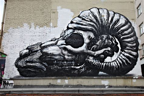 Roa In Turin Moscow Unurth Street Art