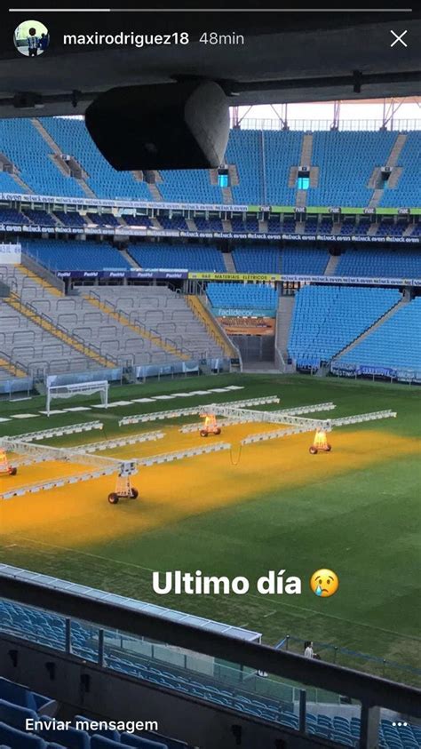 De saída, Maxi Rodriguez registra despedida do Grêmio: "Último dia