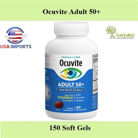 Ocuvite Eye Vitamin Adult 50 Shopee Singapore