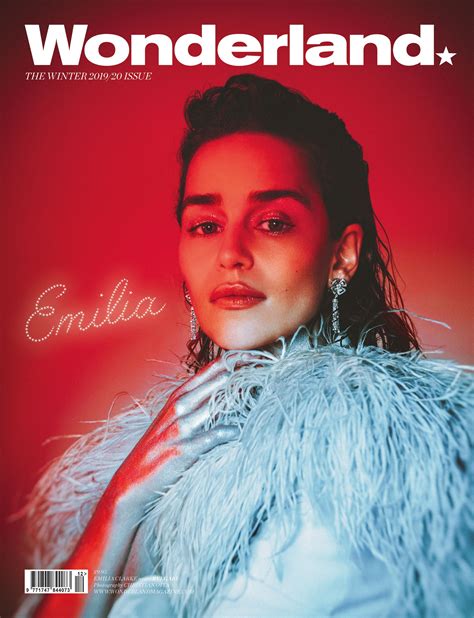 Last Christmas star Emilia Clarke covers the Winter issue of Wonderland