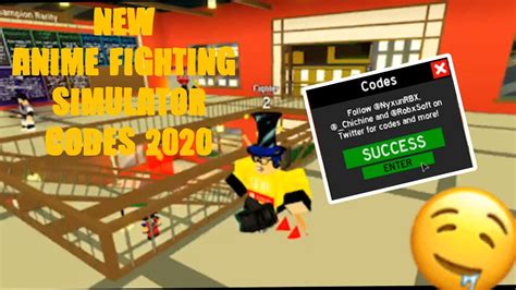 New Anime Fighting Simulator Codes Roblox Youtube