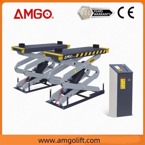 Ce Approved Large Capacity In Ground Scissors Hydraulic Vehicle Lift