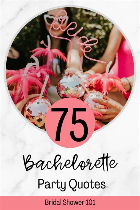 Bachelorette Party Quotes For The Bride Tribe Bridal Shower