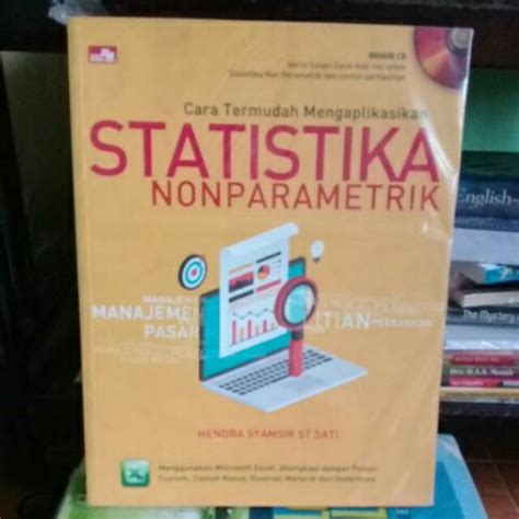 Jual Cara Termudah Mengaplikasikan STATISTIKA NONPARAMETRIK Shopee