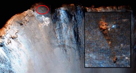 HIRISE Captured Giant “Nephilim” Skeleton In Crater On Mars?