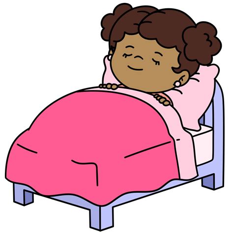 Cartoon Kid Sleeping Girl Clip Art 27120160 PNG