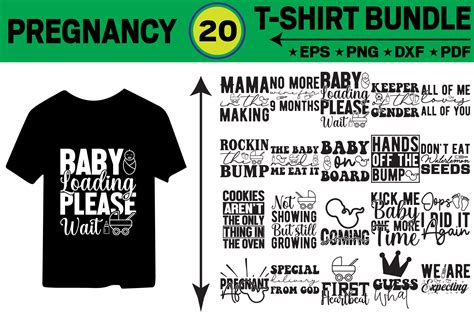 Pregnancy T Shirt Design Bundle Graphic By Graphictbd · Creative Fabrica