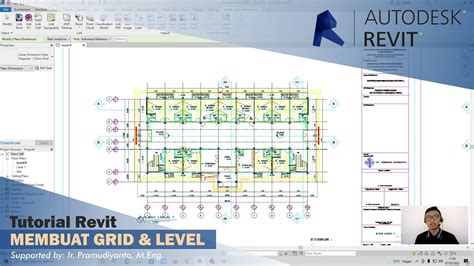 Tutorial Autodesk Revit Arsitektur Membuat Grid Level