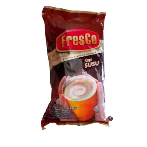 Jual Fresco Coffee Arabica Robusta Kopi Susu Isi Sachet Shopee