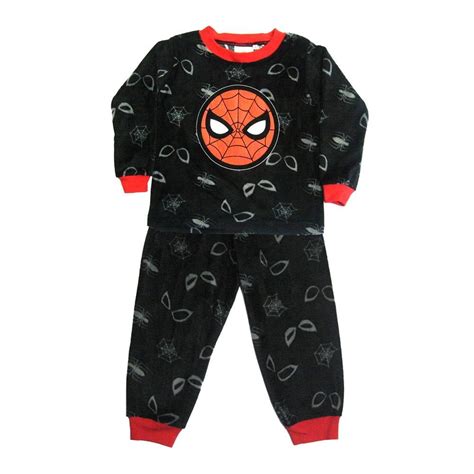 Pijama Movis Talla 8 Manga Larga Estampado Ojos Spiderman Negro Walmart