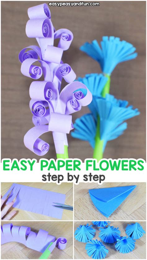 How To Make A D Paper Flower Steps