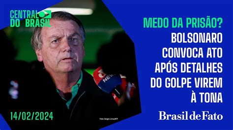 Medo da prisão Bolsonaro convoca ato após detalhes do golpe virem à