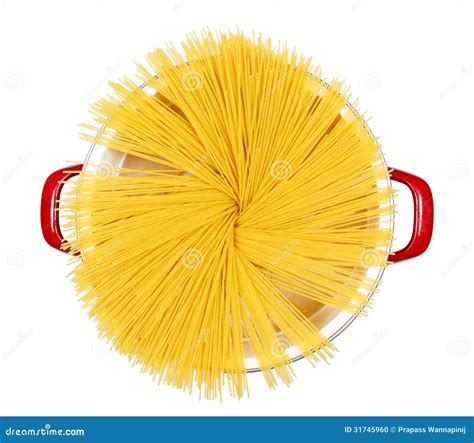 Uncooked Spaghetti Pasta Isolated Stock Photo Image Of Tasty Meal