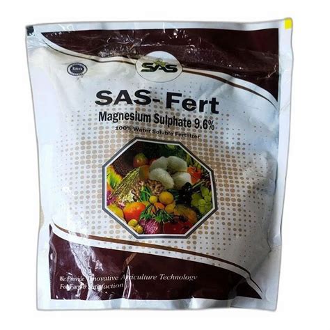 Sas Fert Magnesium Sulphate Water Soluble Fertilizer At Rs Kg