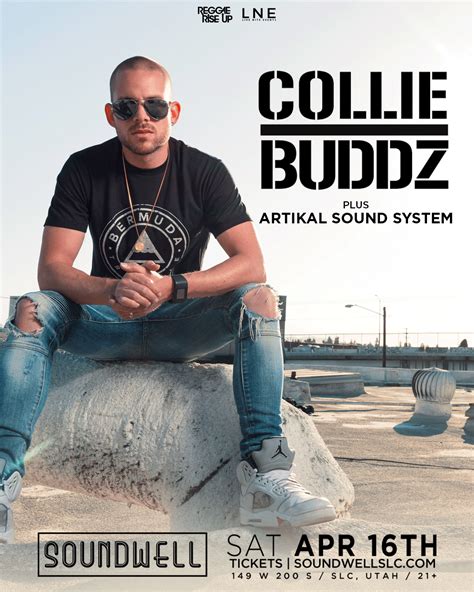 Collie Buddz At Soundwell Tickets At Soundwell In Salt Lake City By Z