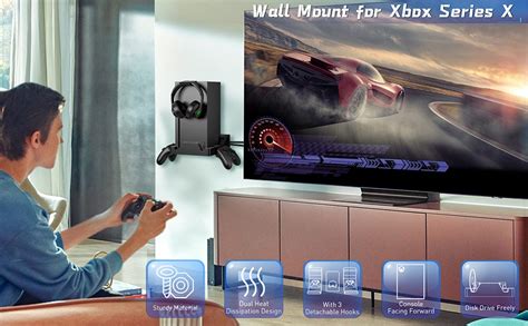 ZAONOOL Soporte De Pared Para Xbox Series X Kit De Montaje En Pared