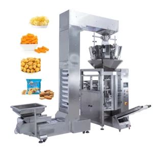 Multihead Weighing Nitrogen Gas Flushing Cassava Potato Chips Popcorn